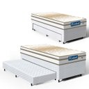 Ver imagem 6 de Cama Box com Auxiliar + Colchão de Molas Ensacadas Double Face Pillow Euro Alfa Probel Solteiro 88cm