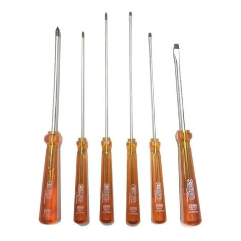Jogo De Chave De Fenda E Philips Foxlux