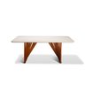 Mesa De Jantar 6 Lugares Cannes Com Vidro  Off White - 2