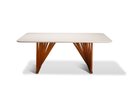 Ver imagem 2 de Mesa De Jantar 6 Lugares Cannes Com Vidro Off White