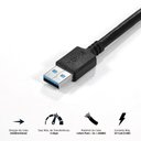 Ver imagem 4 de Cabo Extensor Usb a 3.0 Macho para Usb a 3.0 Fêmea 28awg Pur