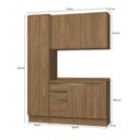 Ver imagem 3 de Armário de Cozinha Compacta 100% Mdf 170cm Nogueira Celeste Kappesberg