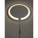 Ver imagem 3 de Espelho jateado Redondo 60cm com LED quente TOUCH