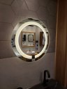Ver imagem 5 de Espelho jateado Redondo 60cm com LED quente TOUCH