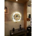 Ver imagem 1 de Espelho jateado Redondo 60cm com LED quente TOUCH