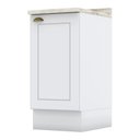 Ver imagem 1 de Balcão 1 Porta 40cm Americana Branco com Tampo Calcare - Móveis Henn