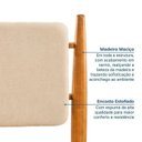 Ver imagem 7 de Conjunto Cama Casal com Mesas de Cabeceira, Cômoda 6 Gavetas e Baú Baru CabeCasa MadeiraOriginals
