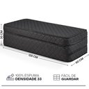 Ver imagem 6 de Puff Dobrável Casal 3 em 1 Multiuso 100 Espuma D33 Bf Colchões