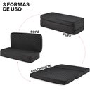 Ver imagem 2 de Puff Dobrável Casal 3 em 1 Multiuso 100 Espuma D33 Bf Colchões