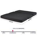 Ver imagem 5 de Puff Dobrável Casal 3 em 1 Multiuso 100 Espuma D33 Bf Colchões