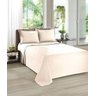 Kit Colcha Piquet Liso Dohler Solteiro Off White - 1
