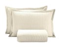 Ver imagem 2 de Kit Colcha Piquet Liso Dohler Solteiro Off White