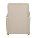 Ver imagem 6 de Sofá Cadeira Poltrona de Amamentação e Balanço Ana C/ Puff Linho Bege - Anjo de Casa