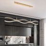Lustre Luminária Pendente Led Ondara 45w 3 em 1 Dourado com Ajuste de Altura - 3