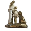 Ver imagem 1 de Escultura Estatua Alto Padrão Amor Mãe Casal de Filhos e Pet