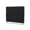 Ver imagem 5 de Cabeceira para Cama Casal King Estofada 1,93 m Iza Vilajo – Suede Preto