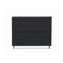 Ver imagem 3 de Cabeceira para Cama Casal King Estofada 1,93 m Iza Vilajo – Suede Preto