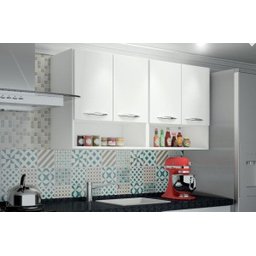 Armário de Parede Aéreo, Para Cozinha, Lavanderia, Guardar Mantimentos, Quatro portas - 3