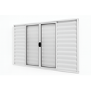 Ver imagem 2 de Veneziana 6 Folhas Aluminio Branco 1,00x1,20