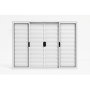 Ver imagem 4 de Veneziana 6 Folhas Aluminio Branco 1,00x1,20