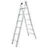 Escada de Alumínio Extensiva Dupla 2x6 Worker - 1