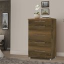 Ver imagem 2 de Cômoda Luna Freijó 5 Gavetas com Chave para Quarto