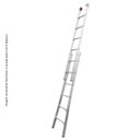 Ver imagem 2 de Escada de Alumínio Dupla 2x12 Extensiva Worker