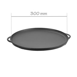 Forma para Assar Pizza Alça de Ferro Panela Mineira 35x1,5cm - 4