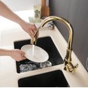 Ver imagem 3 de Torneira Cozinha Luxo Moderna Extensível Monocomando