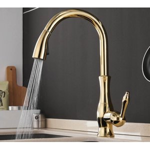 Torneira Cozinha Luxo Moderna Extensível Monocomando