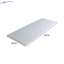 1 Prateleira Branca 90X40 Tampo Tabua Mdf  Organizadora Decoração Cozinha Quarto Banheiro Sala - 3