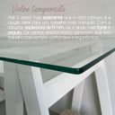 Ver imagem 7 de Escrivaninha Mesa de Vidro 8mm Cristal Branco