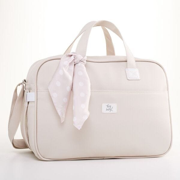 Bolsa Maternidade Candy Bege Hey Baby