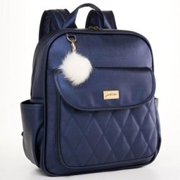 Mochila Maternidade Siena Azul Marinho Just Baby - 1