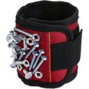 Ver imagem 1 de Pulseira Ima Magnetico Segura Prego Parafuso Broca Ferramenta Obra Reparo Construçao Bracelete Organ