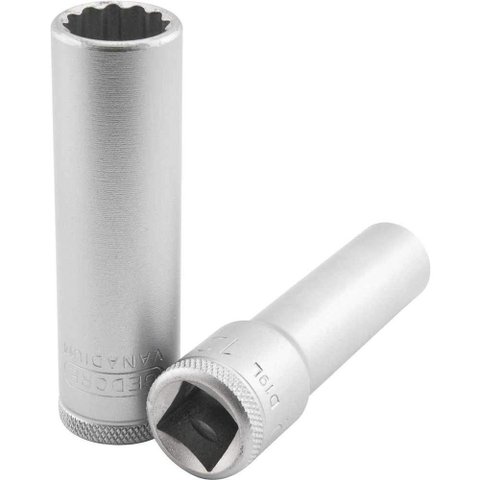 Soquete Estriado Longo 21mm 015.709 D 19L 1-2 Encaixe Rápido Sistema Estrela Gedore