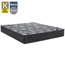 Ver imagem 2 de Colchão King Ortobom Super Iso Molas Superpocket Ortopillow Preto/azul 193x203x35