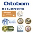 Ver imagem 7 de Colchão King Ortobom Super Iso Molas Superpocket Ortopillow Preto/azul 193x203x35