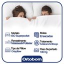 Ver imagem 3 de Colchão King Ortobom Super Iso Molas Superpocket Ortopillow Preto/azul 193x203x35