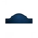 Ver imagem 2 de Cabeceira Queen Luxo 160X60 Azul Tachas Prata