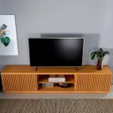 Ver mais imagens de Rack para Tv 70 Polegadas Ripado 2 Portas Valencia Naturalle