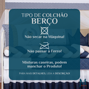 Ver mais imagens de Kit Berço Trança Ursinho Marinho Menino 11 Peças com Saia:marinho
