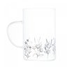 Kit 2 Canecas de Vidro Flor 280ml - Wolff - 3