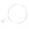 Kit 2 Canecas de Vidro Flor 280ml - Wolff - 4