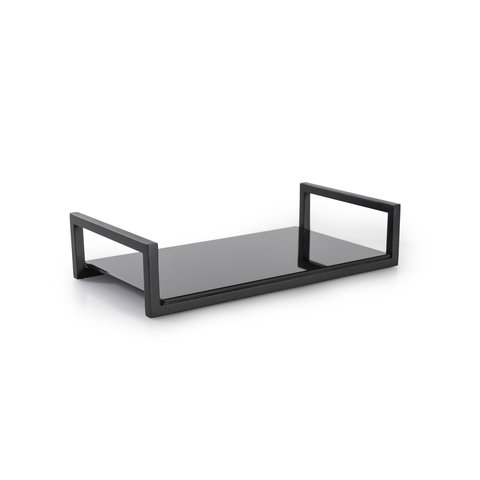 Bandeja Preta 14x27 Cm - Linha Frame