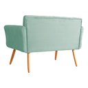 Ver imagem 3 de Namoradeira Isabela 02 Lugares Veludo Cores - Ds Estofados - Acqua