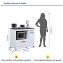Ver imagem 4 de Balcão para Cooktop 2 Portas 1 Gaveta Violeta