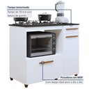 Ver mais imagens de Balcão para Cooktop 2 Portas 1 Gaveta Violeta