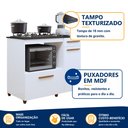 Ver imagem 4 de Balcão para Cooktop 2 Portas 1 Gaveta Violeta
