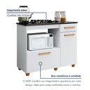 Ver imagem 7 de Balcão para Cooktop 2 Portas 1 Gaveta Violeta